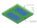 CLOTURE COURT TENNIS DOUBLE (36 x 36 m)